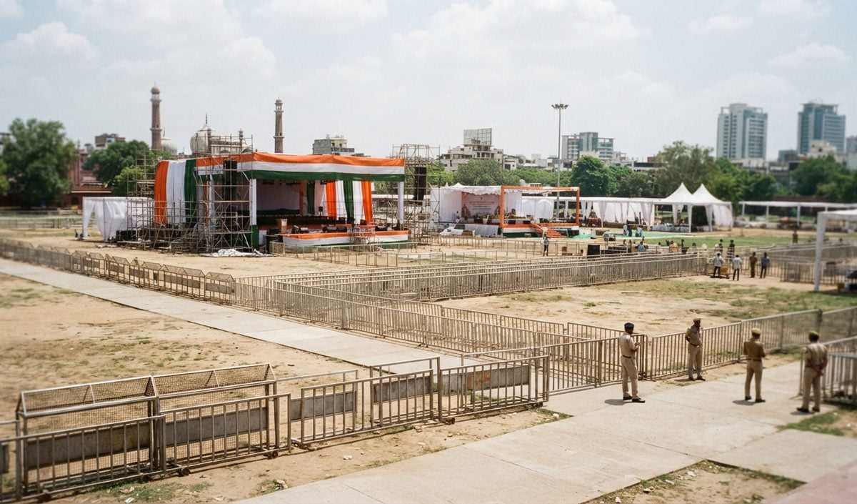 INDIA bloc की रामलीला मैदान में रैली: सुरक्षा में 3,500 पुलिसकर्मी तैनात होंगे