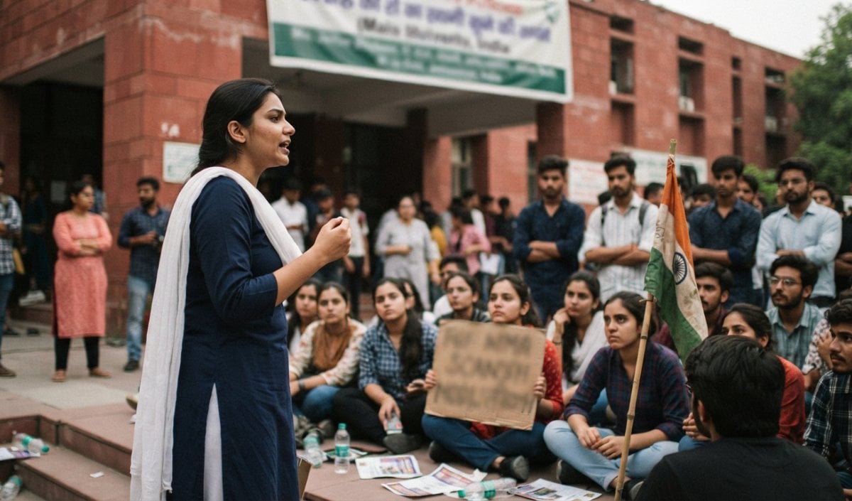 Jamia Millia Islamia में Students Union बहाली तक चलेगा आंदोलन, छात्रों ने खारिज किया नोटिस