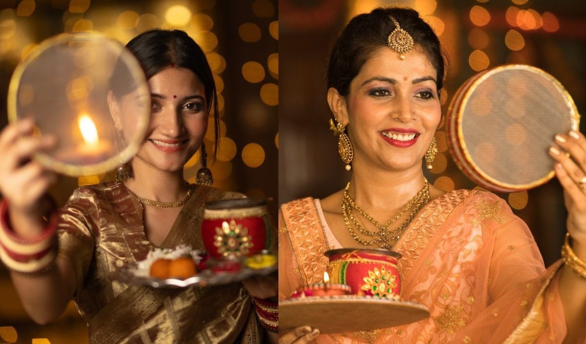 लाल साड़ी से हटकर Karwa Chauth पर पहनें ये 7 रंग, लुक देख सब करेंगे तारीफ