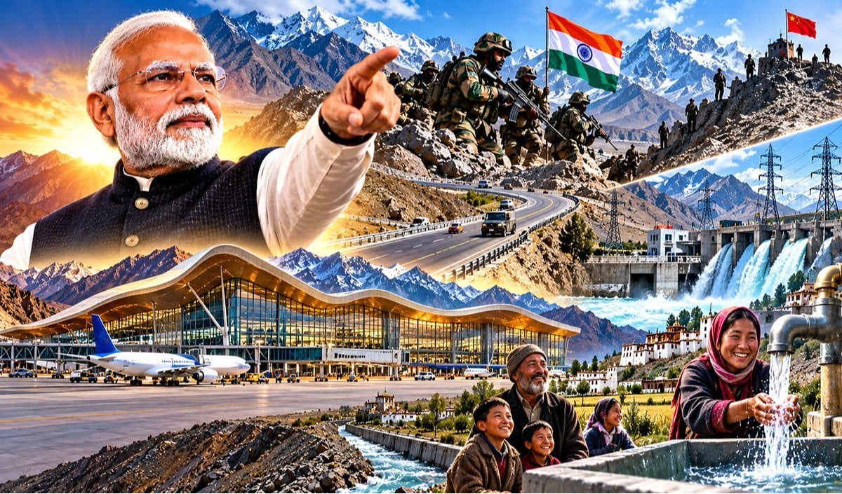 China Border के करीब Ladakh को मिला बड़ा Infra Boost, PM Modi ने खोल दिया खजाना, क्षेत्र को मिली Airport, Road, बिजली और हर घर जल समेत तमाम सौगातें