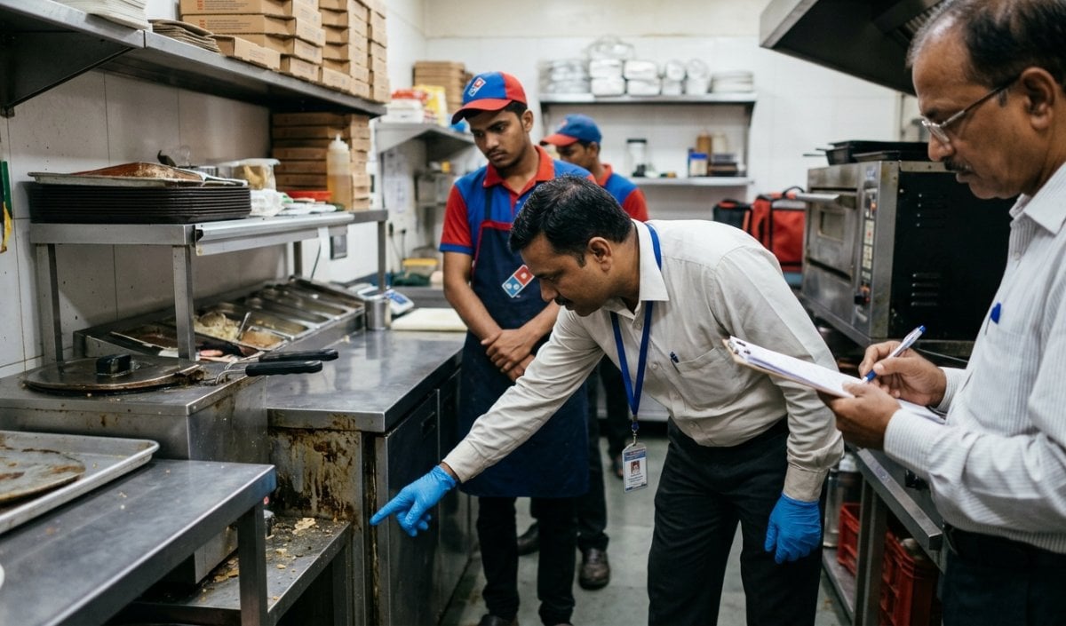 Domino’s Pizza के 5 आउटलेट्स के फूड लाइसेंस निलंबित, FDA ने पाईं गंभीर कमियां