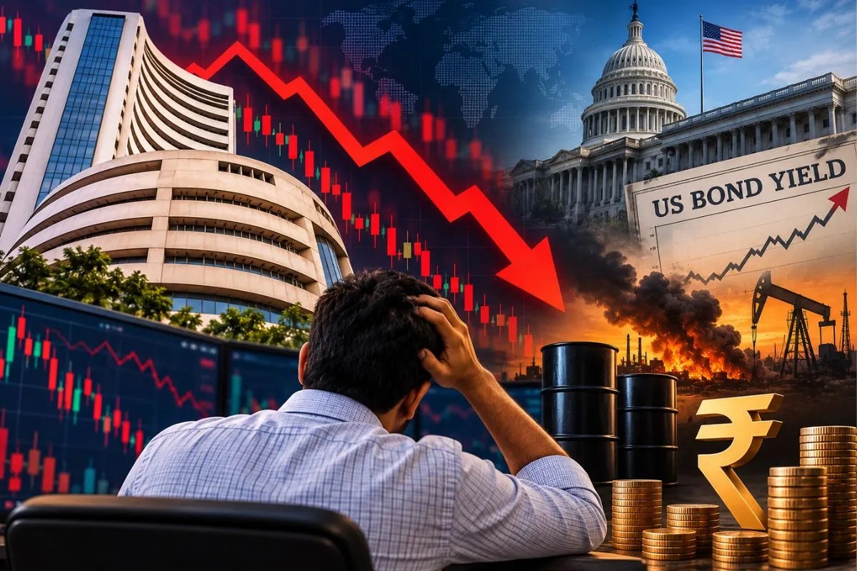 Why Share Market Fall Today: निवेशकों को बड़ा नुकसान, सेंसेक्स 550 अंक टूटकर हुआ बंद, जानिए इस गिरावट के 5 बड़े कारण
