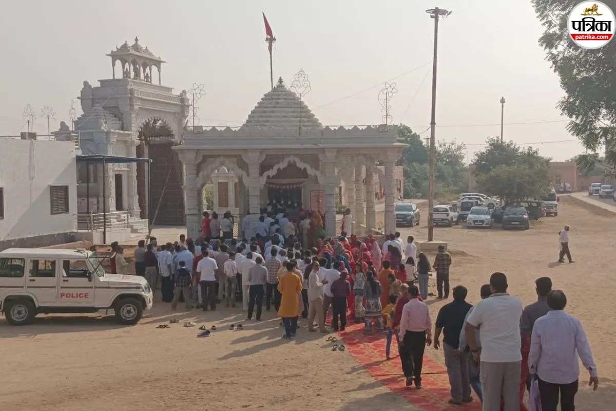 नागौर में बड़वासन माता मंदिर संस्थान की बैठक को लेकर तनाव, मौके पर पहुंची पुलिस