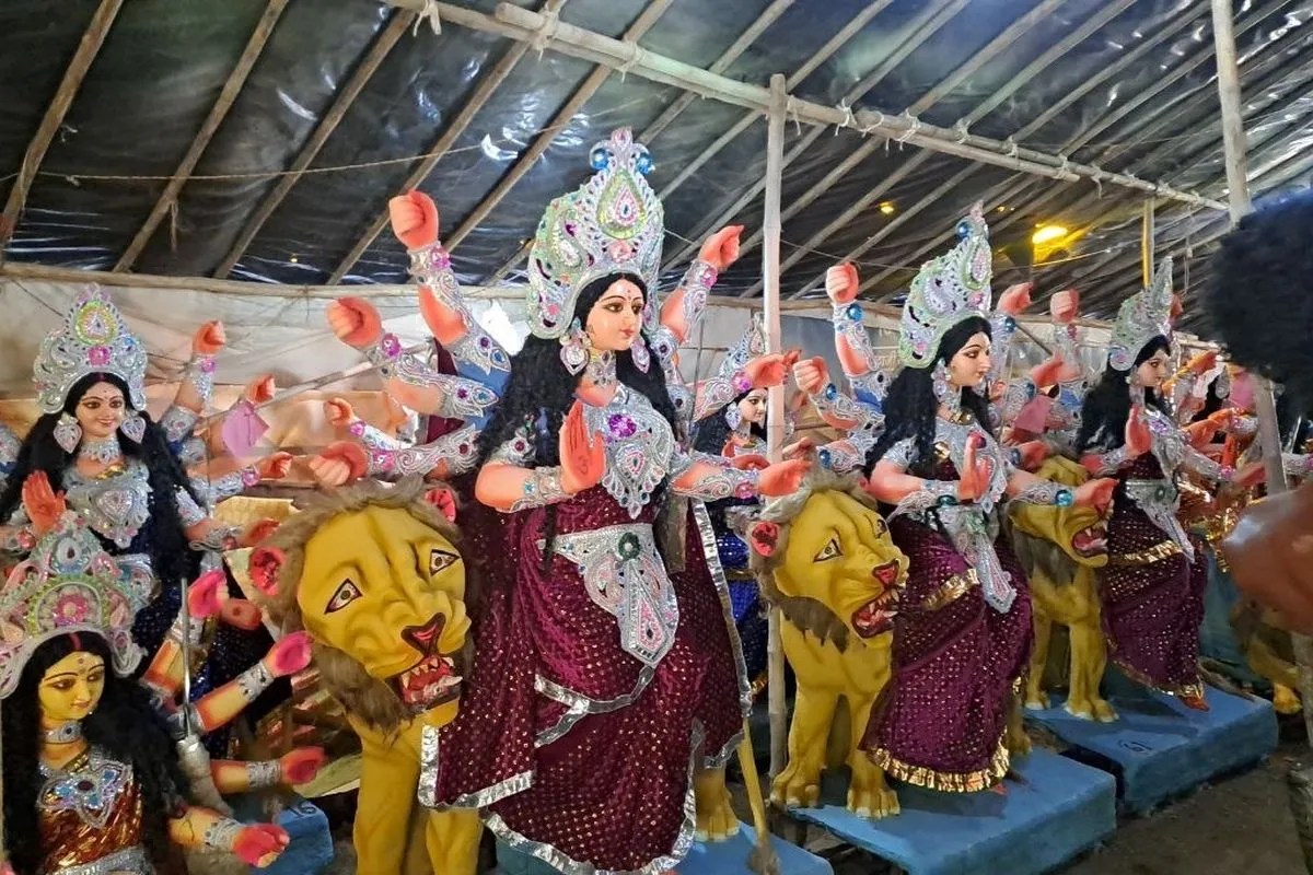 बंगाल में बदले सियासी समीकरण, खंडवा के नवरात्र पर भी दिखा असर, कम बनीं दुर्गा प्रतिमाएं