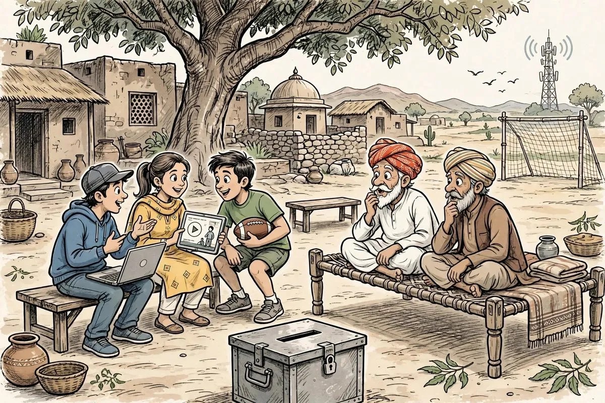 jaisalmer: पंचायत चुनाव में युवा मतदाता गांव की राजनीति के पुराने समीकरण बदलने को तैयार