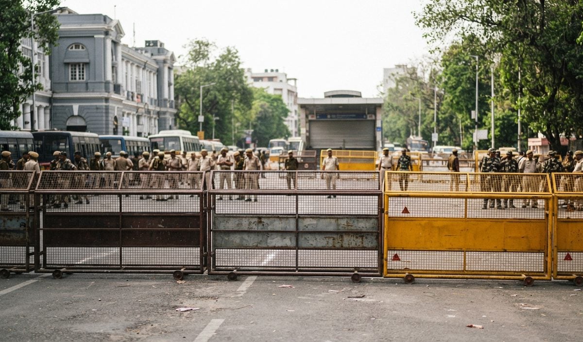 Delhi में कड़ी सुरक्षा और बैरिकेडिंग के बीच जंतर-मंतर पहुंचे प्रदर्शनकारी, पुलिस ने कई को हिरासत में लिया