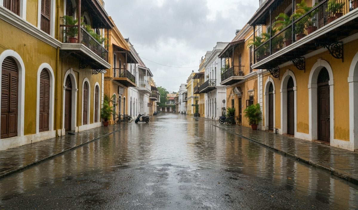 पुडुचेरी में Heavy Rain से जनजीवन बेहाल, 7 सेमी बारिश के बाद स्कूल बंद
