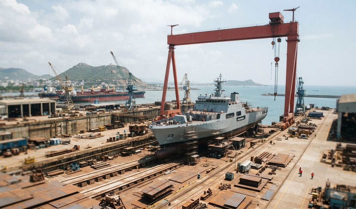 Rajnath Singh विशाखापत्तनम में नौसेना के पहले Fleet Support Ship का करेंगे जलावतरण