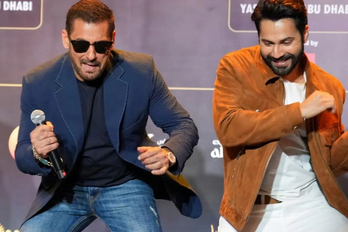 वरुण धवन और रश्मिका मंदाना के साथ सलमान खान के डांस और मस्ती का वीडियो हुआ वायरल