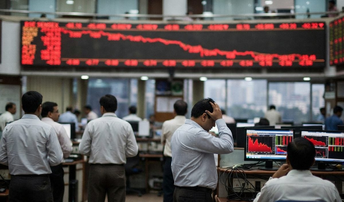 BSE Sensex में 1045 अंकों की भारी गिरावट, Nifty टूटकर 22231 पर पहुंचा