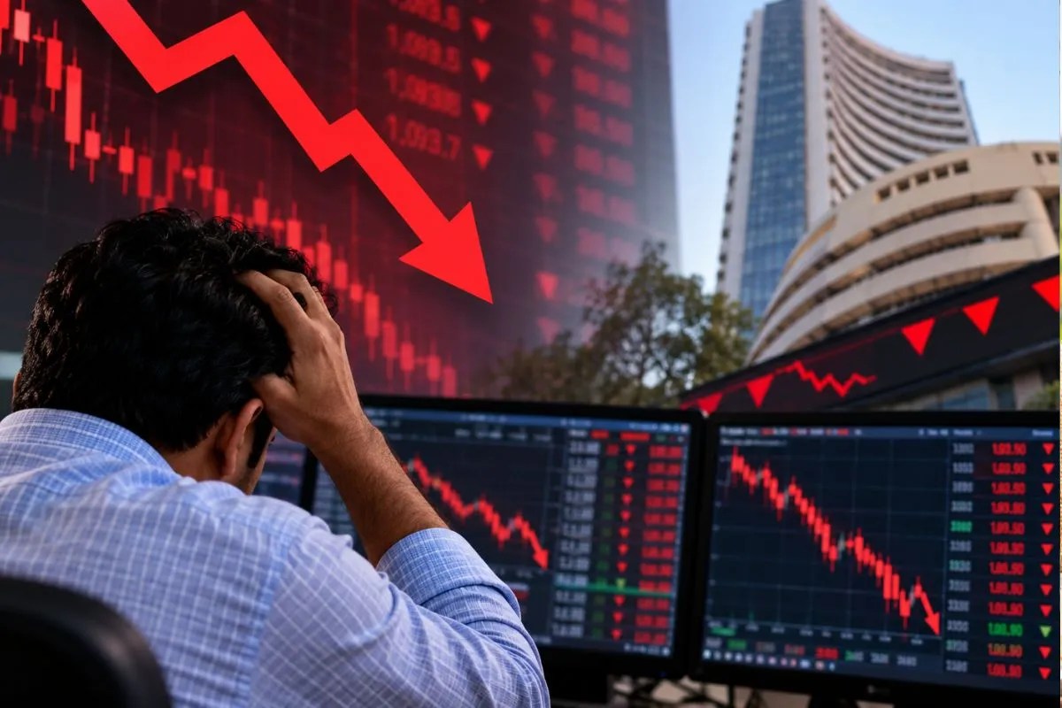 Stock Market में जबरदस्त उतार-चढ़ाव, दिन के हाई से 1400 पॉइंट टूटा, फिर 143 अंक गिरकर बंद हुआ सेंसेक्स, जानिए गिरावट के 4 बड़े कारण