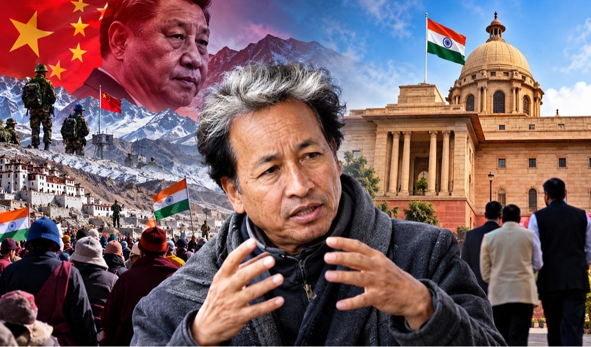 China का नाम लेकर Sonam Wangchuk ने मोदी सरकार पर लगाया बड़ा आरोप, Delhi से लेकर Leh तक मची खलबली!