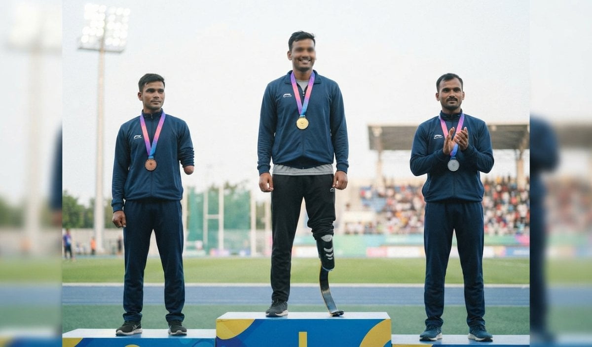 Asian Para Games में Praveen Kumar ने जीता Gold Medal, Bunty को मिला Silver