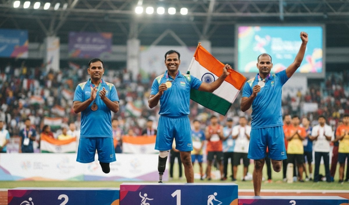 Asian Para Games में भारत का दबदबा, Javelin Throw में जीते Gold Silver और Bronze