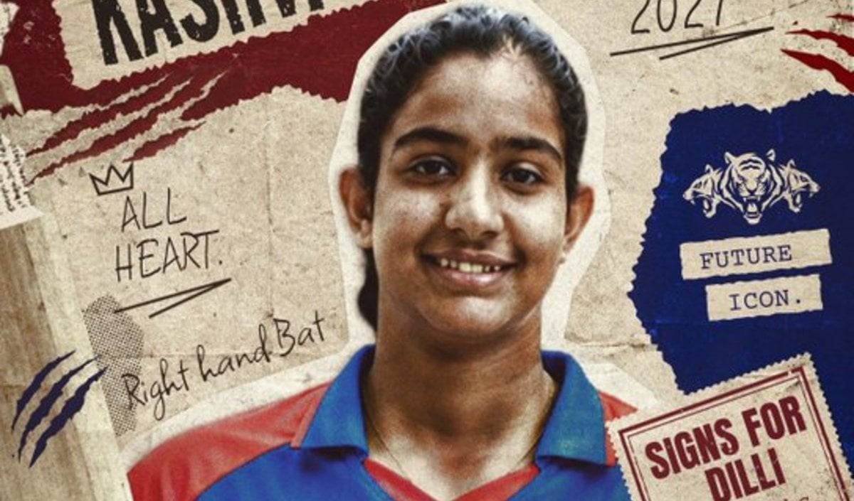 Karnataka की Uma Kashvi बनीं WPL की सबसे युवा खिलाड़ी Delhi Capitals ने 10 लाख में जोड़ा