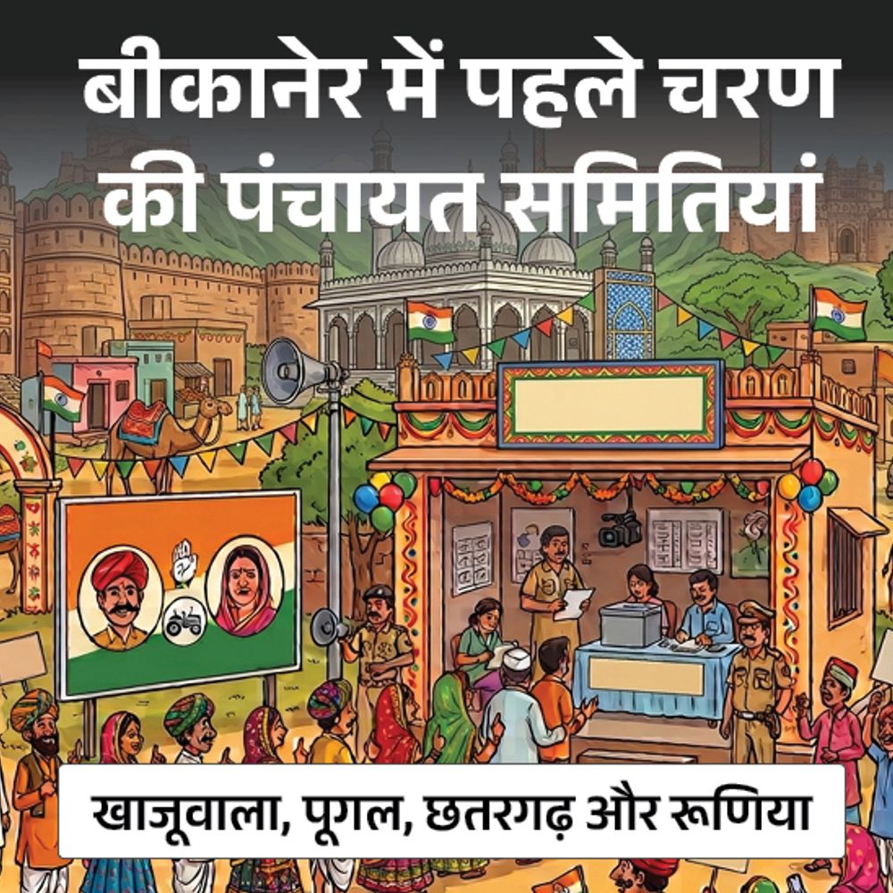 बीकानेर की 4 ग्राम पंचायतों में 350 से ज्यादा दावेदार:निर्विरोध जीतने की होड़, एक सीट पर 6 में टक्कर; जानें- कौन कहां से कर रहा दावेदारी