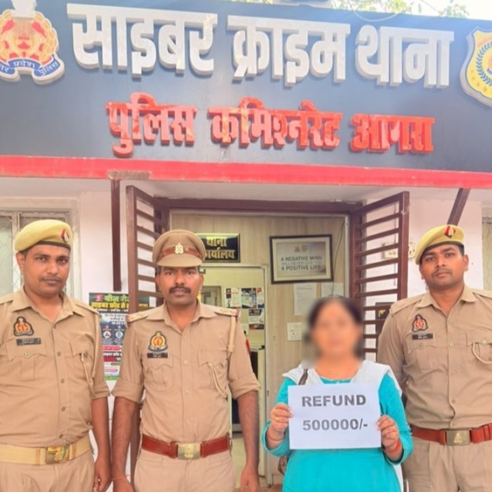 साइबर ठगों ने महिला के खाते से उड़ाए 5 लाख:2 दिन में खाते में लौटे पैसे, पीड़िता ने पुलिस का जताया आभार
