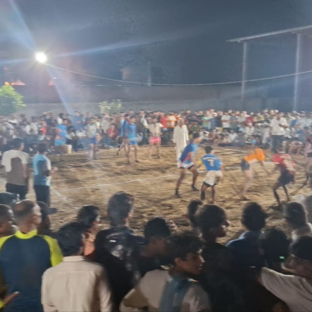 पानीपत में दशहरे पर कबड्डी-रस्साकसी का आयोजन:अस्पताल की टीम ने मारी बाजी, रस्साकशी का फाइनल डूंगरान की टीम ने जीता