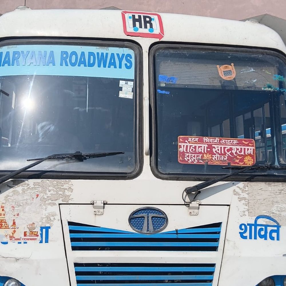 गोहाना से खाटू श्याम के लिए रोडवेज बस का ट्रायल:मंत्री अरविंद शर्मा करेंगे रवाना; टाइम निर्धारित किया