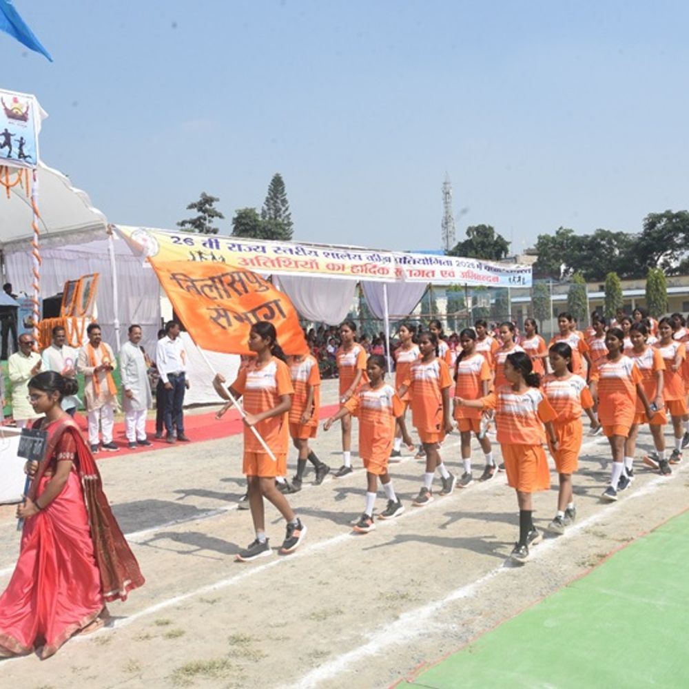 सांसद ने किया राज्यस्तरीय शालेय क्रीड़ा प्रतियोगिता का शुभारंभ:प्रदेश के 595 खिलाड़ी दिखाएंगे खेल जौहर, फुटबॉल, बास्केटबॉल, बैडमिंटन की होगी प्रतियोगिताएं