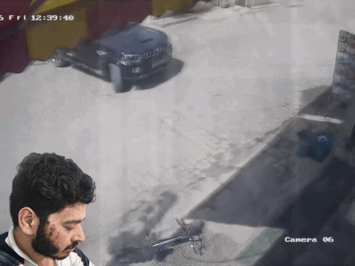 पानीपत में स्कार्पियों की टक्कर से छात्र घायल:गांव की गलियों से भागता CCTV में हुआ कैद, पता लगने पर बोला- जो करना है, कर लो