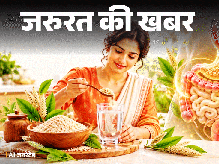 जरूरत की खबर- इसबगोल के 7 जादुई फायदे:कब्ज भगाए, वजन घटाए, ब्लड शुगर भी कंट्रोल करे, न्यूट्रिशनिस्ट से समझें इस फाइबर का साइंस