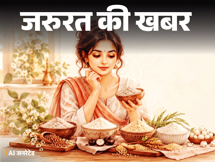 जरूरत की खबर- व्रत में कौन सा आटा ज्यादा हेल्दी:कुट्टू, सिंघाड़ा, राजगिरा या समा, न्यूट्रिशनिस्ट से जानें इनके हेल्थ बेनिफिट्स