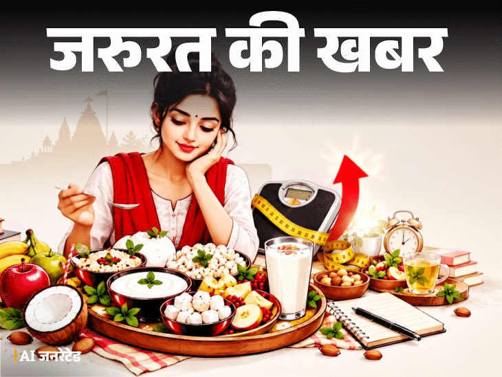 जरूरत की खबर- कहीं आपकी फास्टिंग कैलोरी बम तो नहीं:इस व्रत से वजन घटेगा नहीं, बढ़ेगा, वेट घटाना है तो ये 8 टिप्स याद रखें